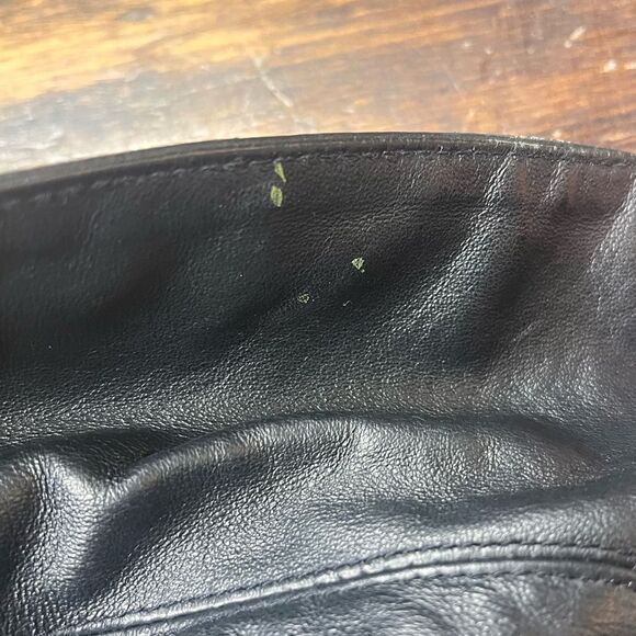 New‎ York & Company Black Leather Jacket Size Medium - Picture 7 of 10